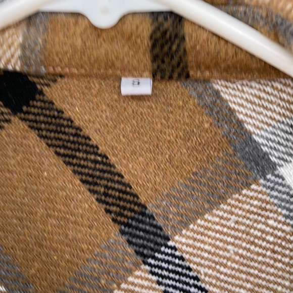 brown checkered a little bit heavy very cute good condition - Picture 2 of 2